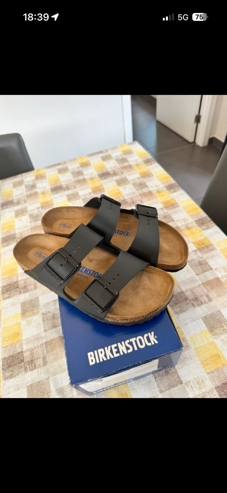 Birkenstock sandalen, Ophalen, Zwart, Nieuw, Sandalen of Muiltjes