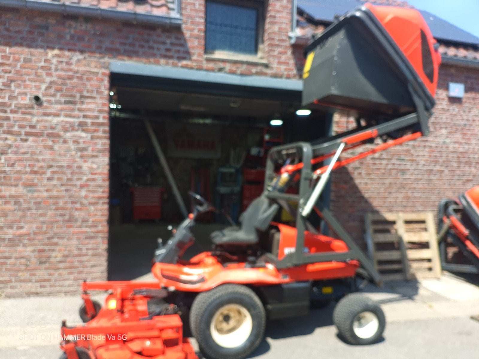 Tondeuse autoportée Kubota F 3060, Enlèvement