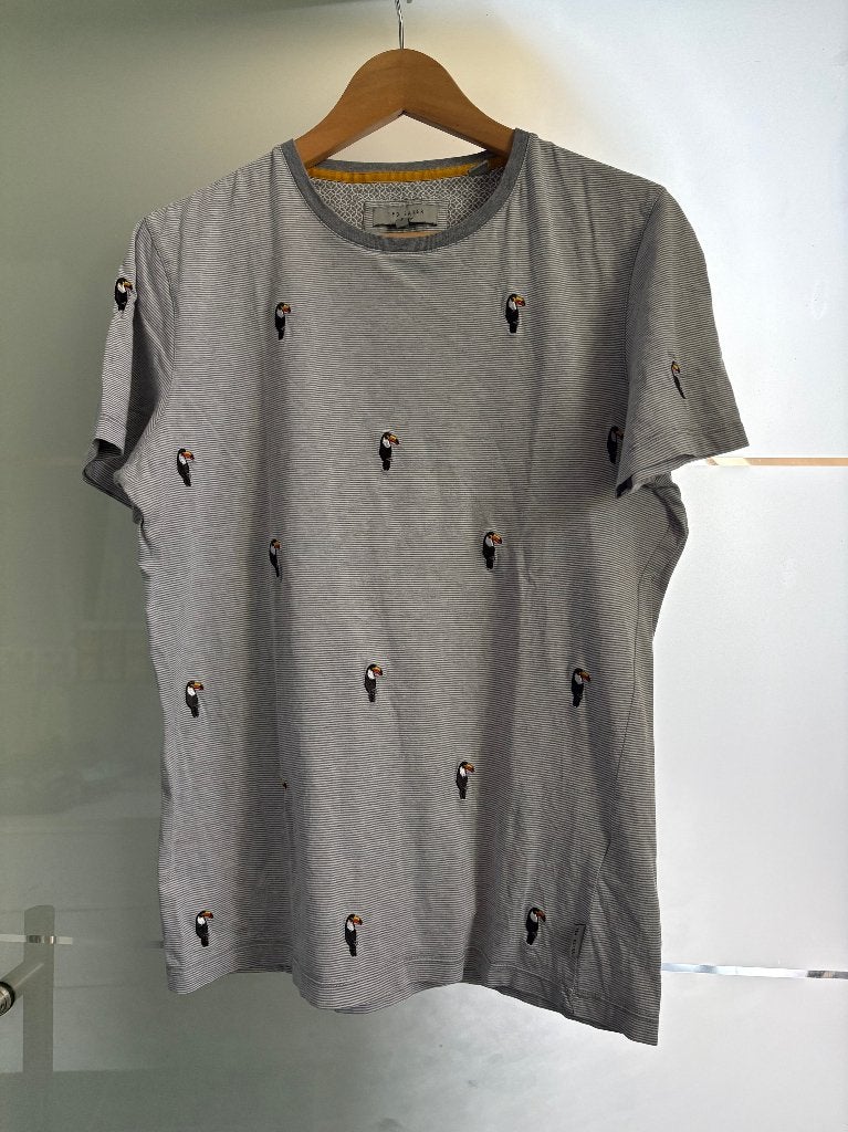 Ted Baker - T-shirt, Vêtements | Hommes, T-shirts, Ted Baker, Gris, Comme neuf, Enlèvement