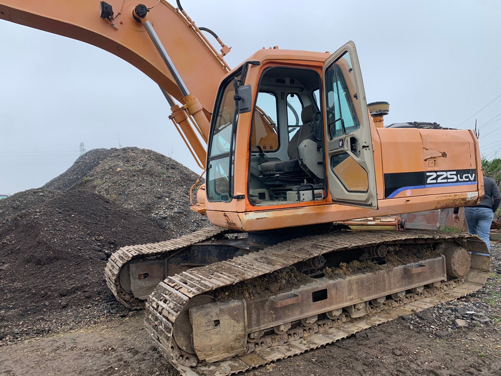 2 pelle doosan 225 et Samsung 13T Manitou et Rouleau, Articles professionnels, Enlèvement ou Envoi