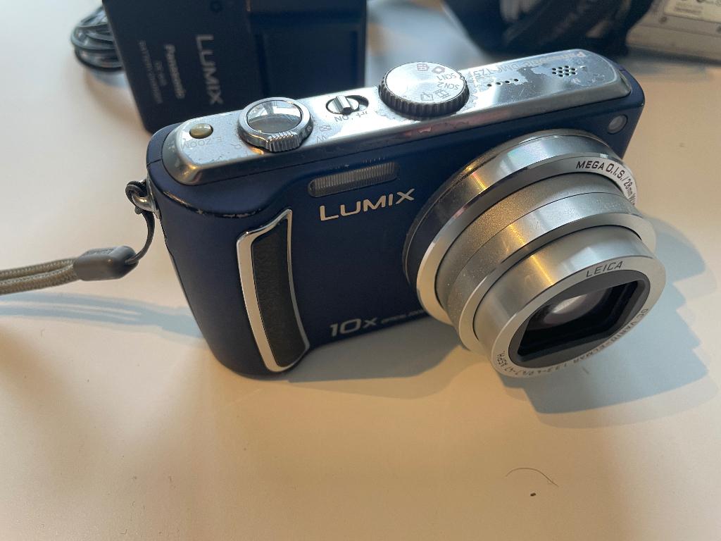 Digitale Camera Lumix DMC-TZ5 + Olympus C750, Ophalen, Gebruikt, Compact, Olympus