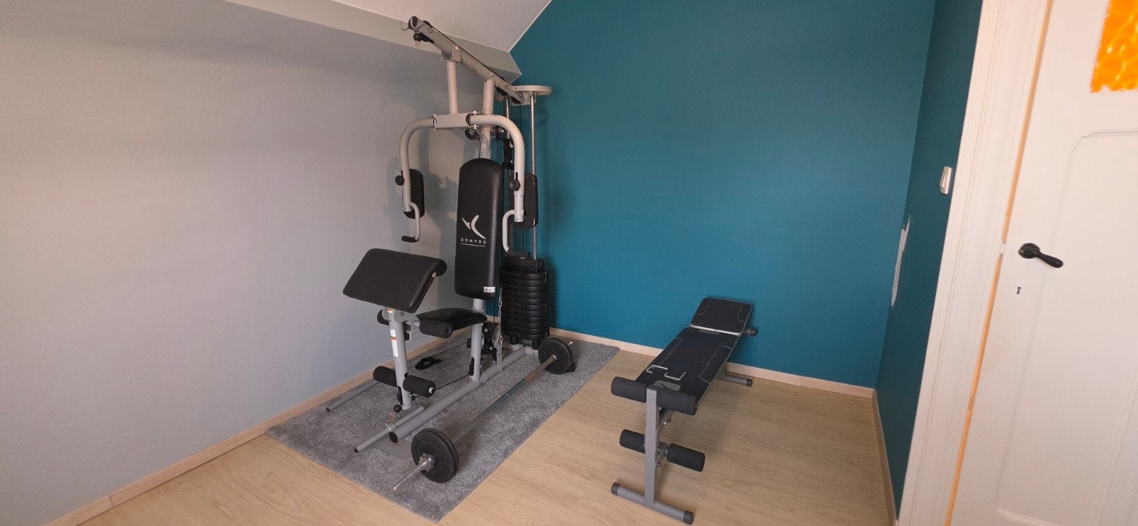 fitnestoestel en toebehoren te koop., Sport en Fitness, Ophalen, Gebruikt