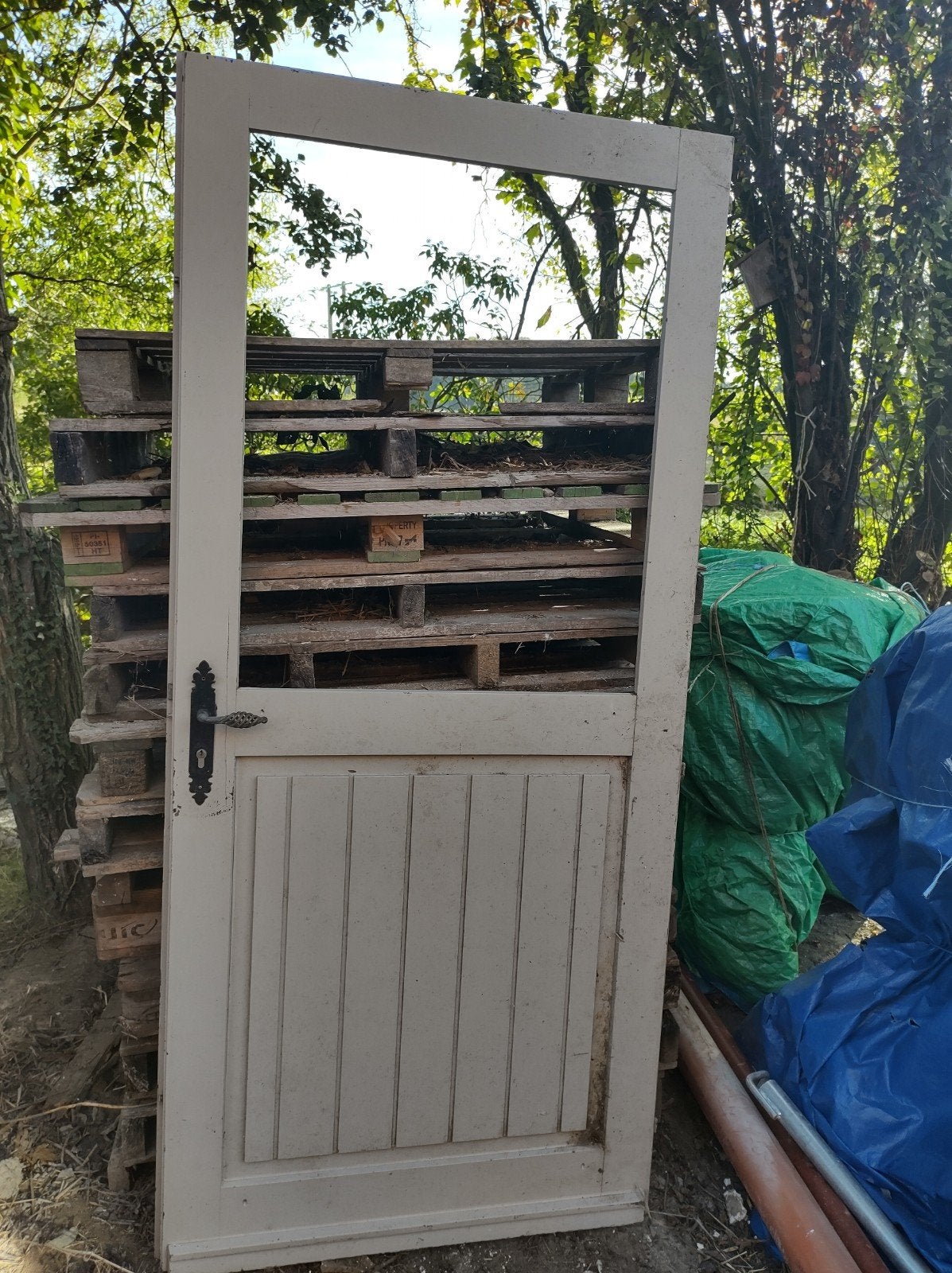buitendeur van mahoniehout, Ophalen, Gebruikt, Binnendeur