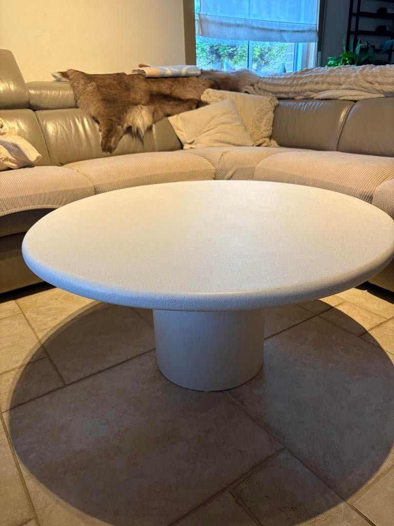 Table basse à micro-garniture, Neuf, Moins de 50 cm, Rond, Enlèvement