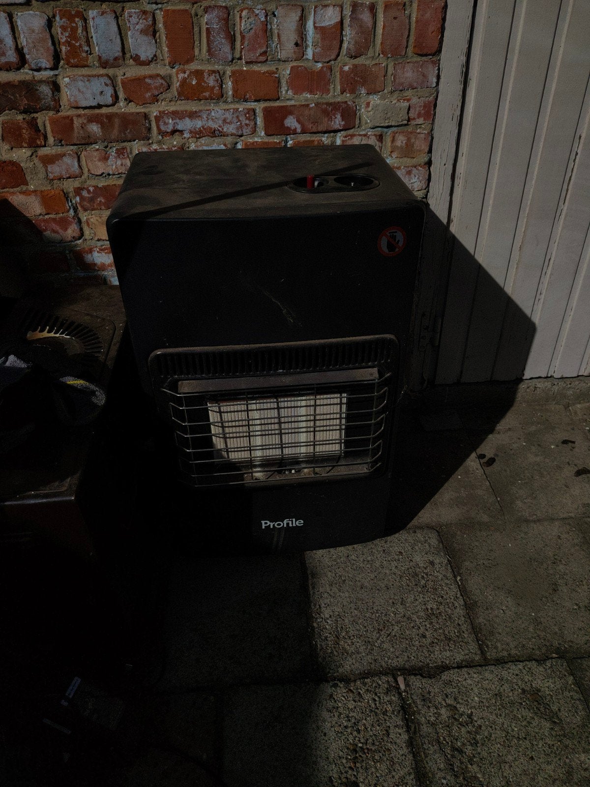 gaskachel - Kampingvuurtje, Tuin en Terras, Ophalen, Gebruikt, Gas, Vloer