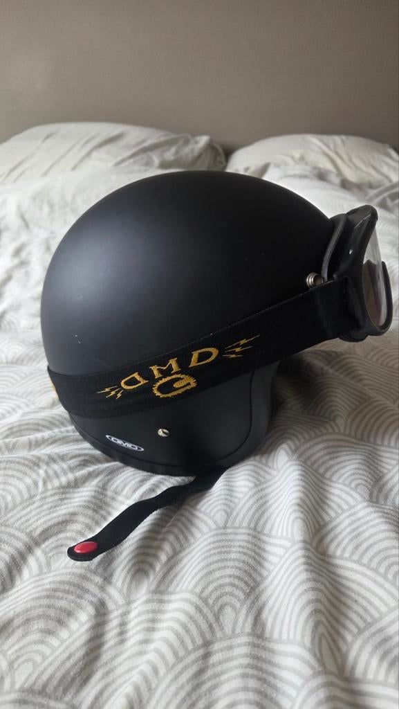 DMD Vintage Jethelm, Fietsen en Brommers, Ophalen of Verzenden