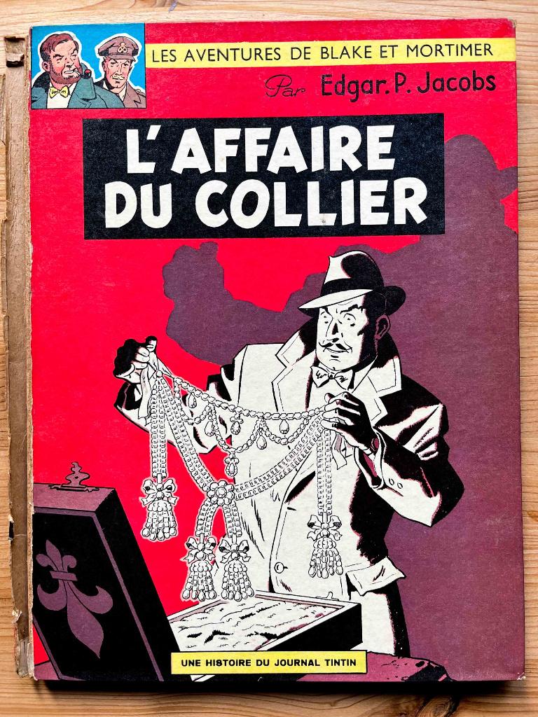 L'affaire du collier Edgar P. JACOBS 1967, Livres, Enlèvement ou Envoi, Edgar P. Jacobs, Une BD, Utilisé