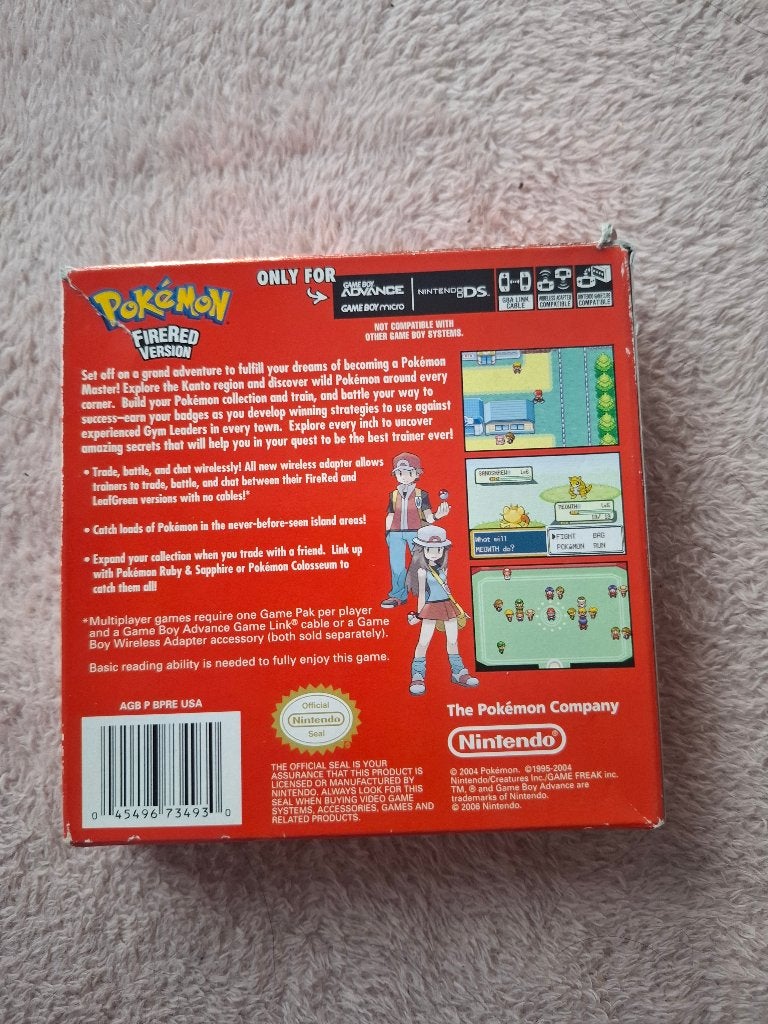 Pokemon firered version compleet in doos, Games en Spelcomputers, Ophalen of Verzenden