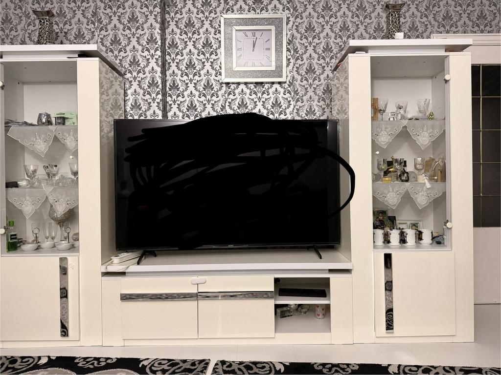 Tv kast met licht, 3 stuks (zonder televisie!), Antiek en Kunst, Antiek | Meubels | Kasten, Ophalen