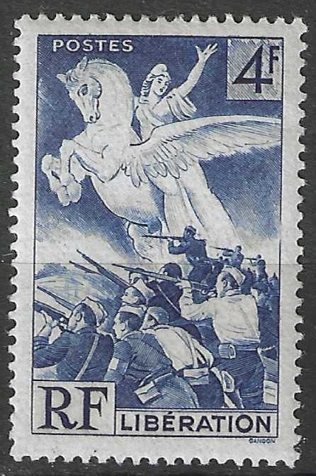 Frankrijk 1945 - Yvert 669 - Bevrijding (PF), Postzegels en Munten, Postzegels | Europa | Frankrijk, Postfris, Verzenden