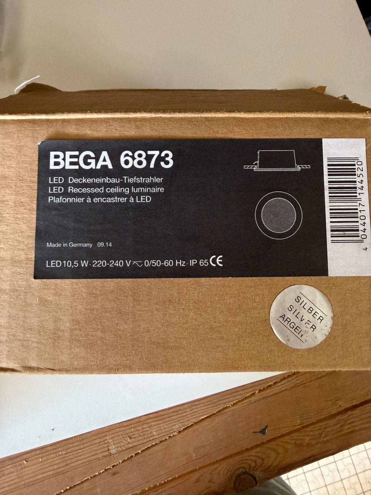 BEGA inbouwspot plafond, Ophalen, Nieuw, LED, Inbouwspot