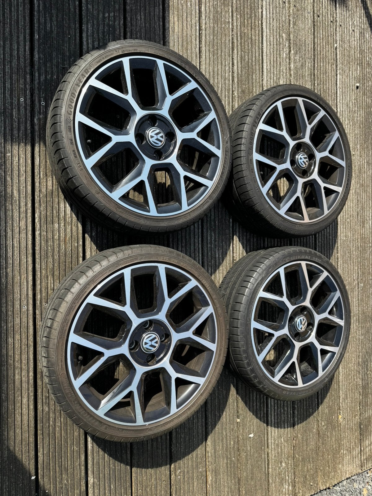 VW Up! GTI velgen Brands Hatch 17 inch 4x100, Auto-onderdelen, Gebruikt, Banden en Velgen, 17 inch, Ophalen of Verzenden