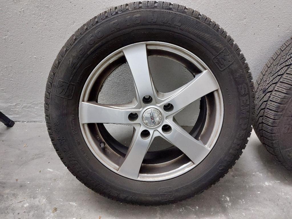 banden op velg, Auto-onderdelen, Banden en Velgen, Ophalen, 16 inch, Banden en Velgen, Winterbanden
