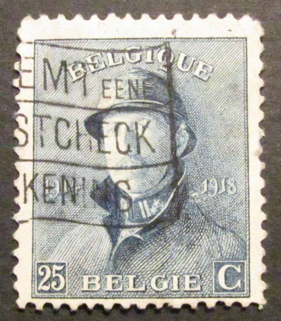 25 centiemen OBC 171 afgestempeld, Met stempel, Koninklijk huis, Frankeerzegel, Ophalen of Verzenden