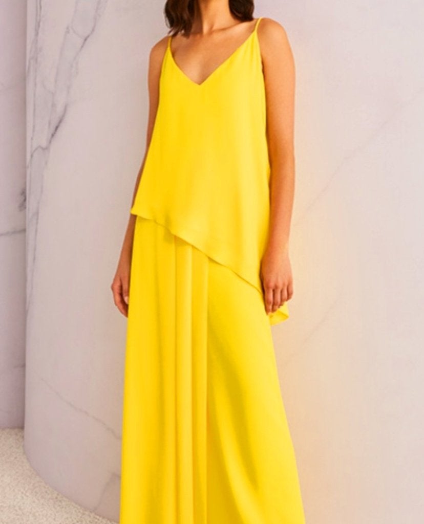 Nouvelle robe d'été longue, Neuf, Taille 38/40 (M), Jaune, Andere