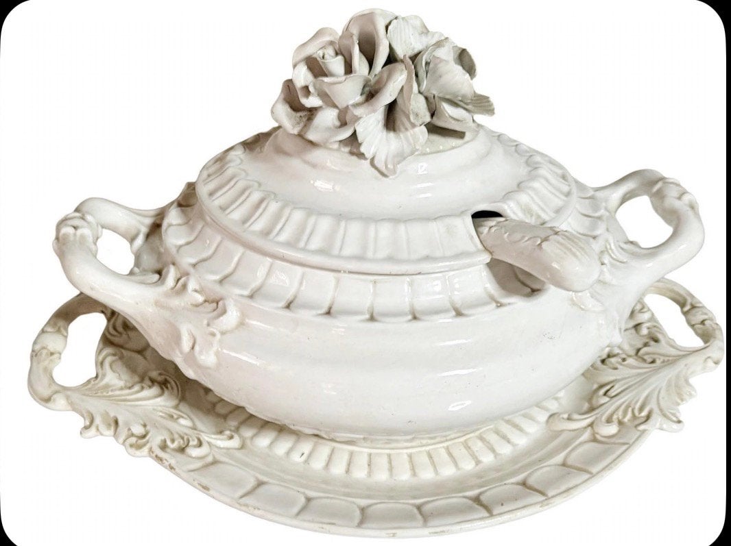 complete vintage soepterrine set uit Italië, Ophalen