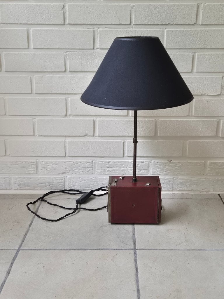 Lamp, Ophalen, Gebruikt, Met kap, Vintage