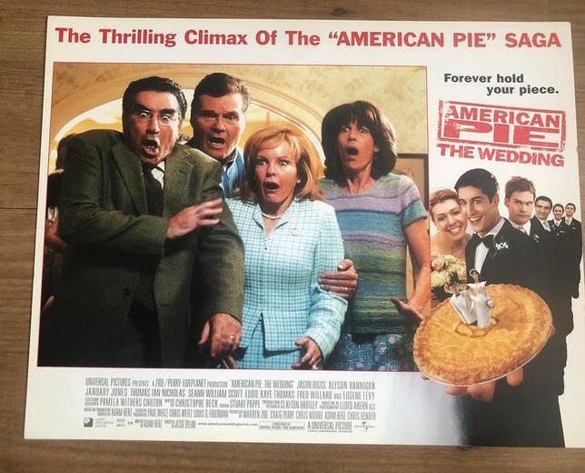 Originele filmposters van "American Pie The Wedding", Ophalen of Verzenden, Zo goed als nieuw, Film, Poster