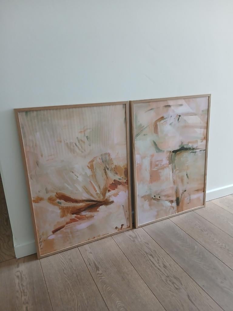 Desenio Trace Of Light Posters 50x70 cm + eiken kaders, Ophalen