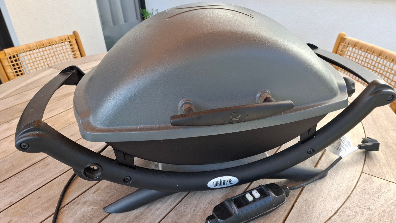 elektrische bbq weber, Ophalen