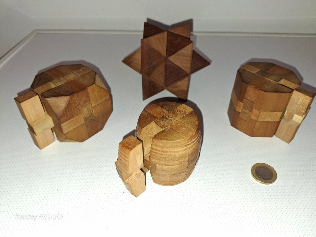 Vintage houten puzzelcollectie | PUZZLE 3D, Ophalen of Verzenden