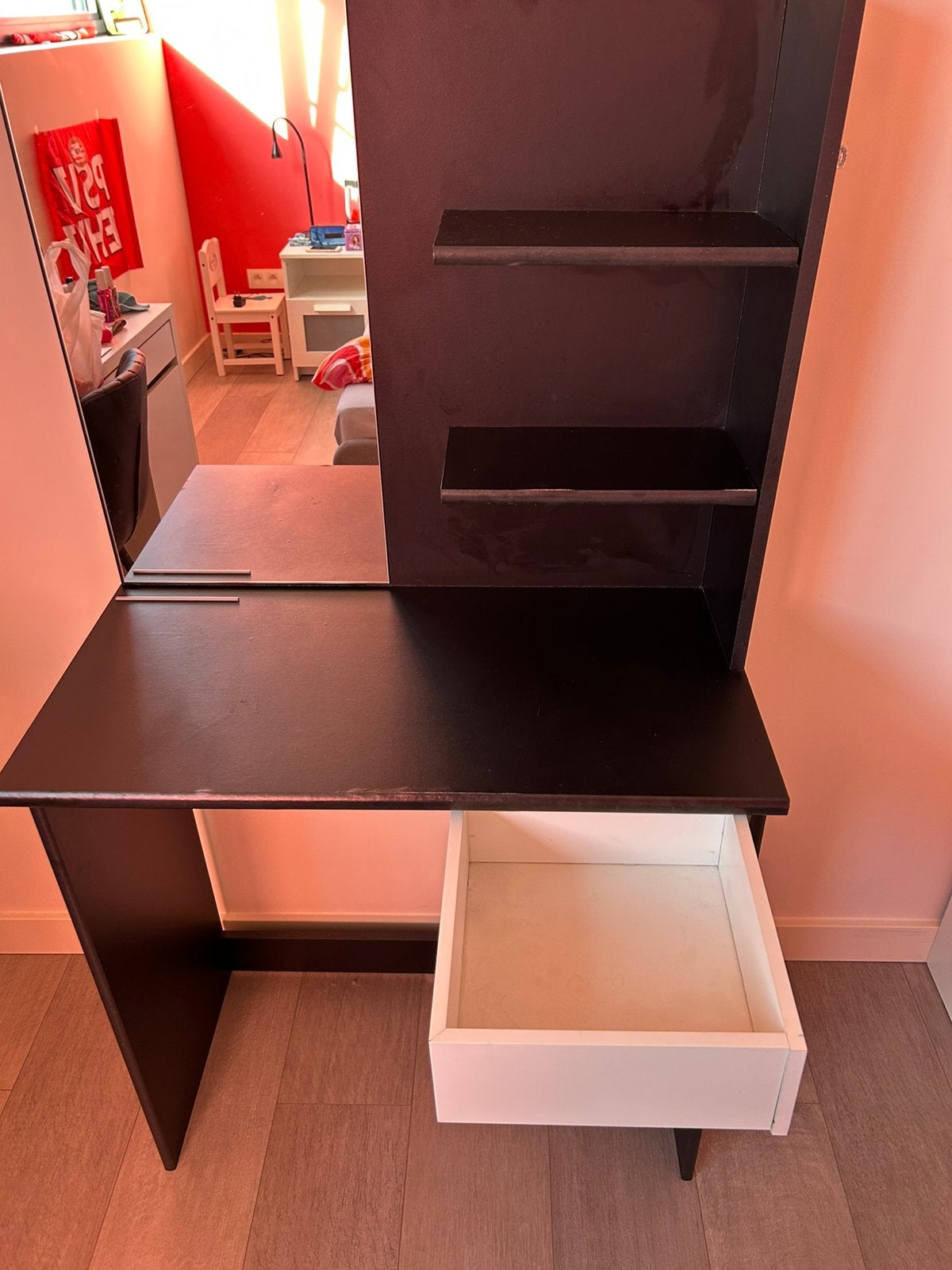 Sminktafel, Ophalen, Gebruikt