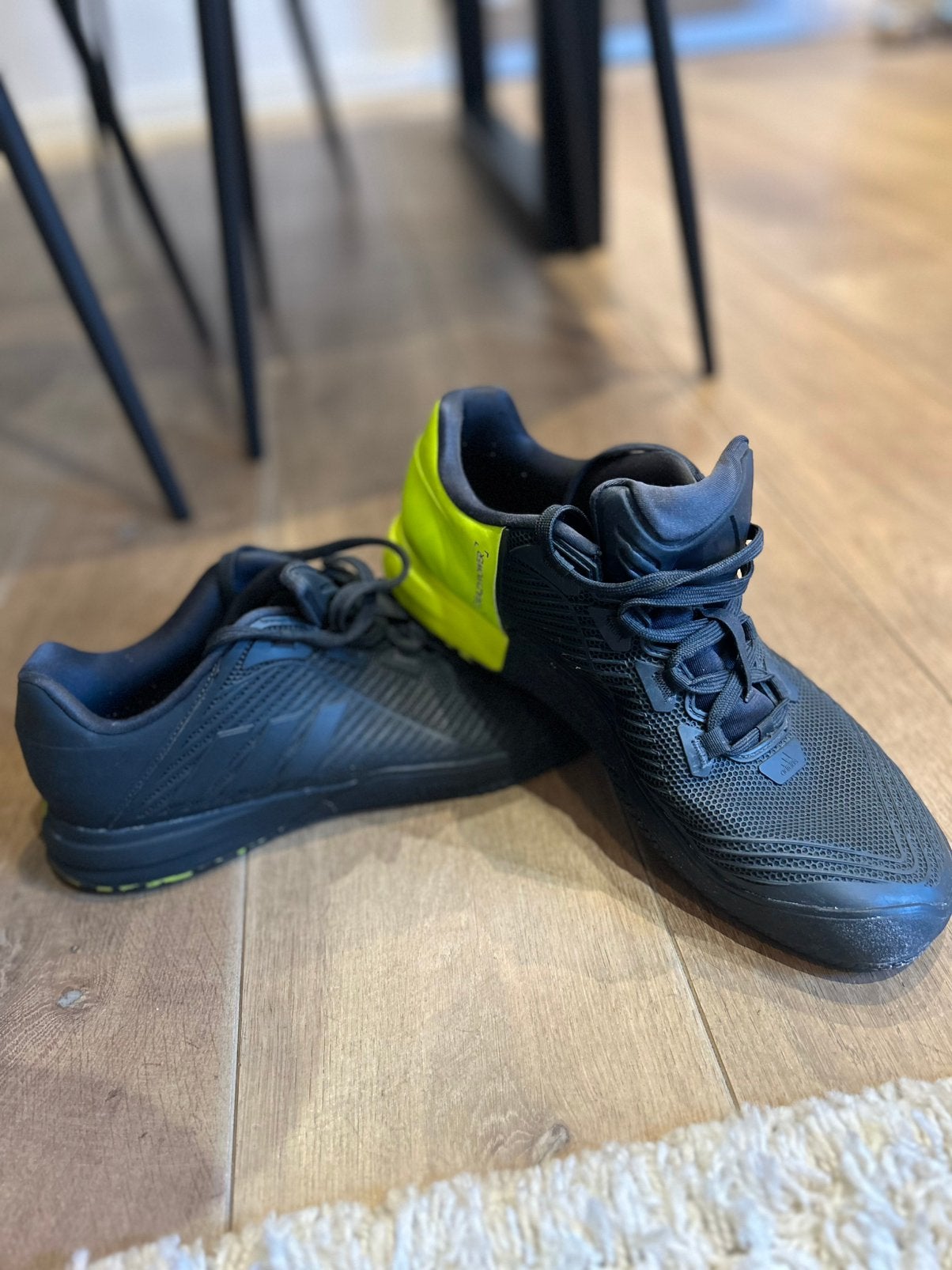 Adidas TR Series Trainingschoenen / Maat 46 / Zwart/Neongeel, Ophalen of Verzenden, Zo goed als nieuw, Sportschoenen, Zwart