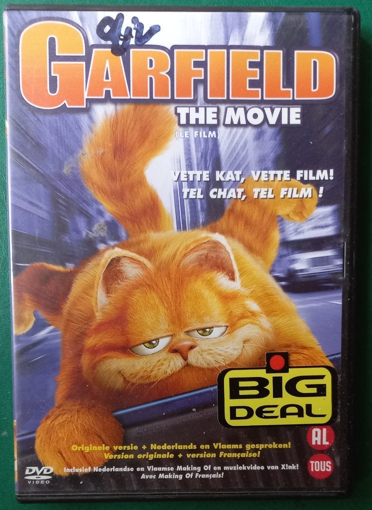 Garfield - Le film (2004), CD & DVD, Enlèvement ou Envoi, Néerlandais, Néerlandais, Comme neuf