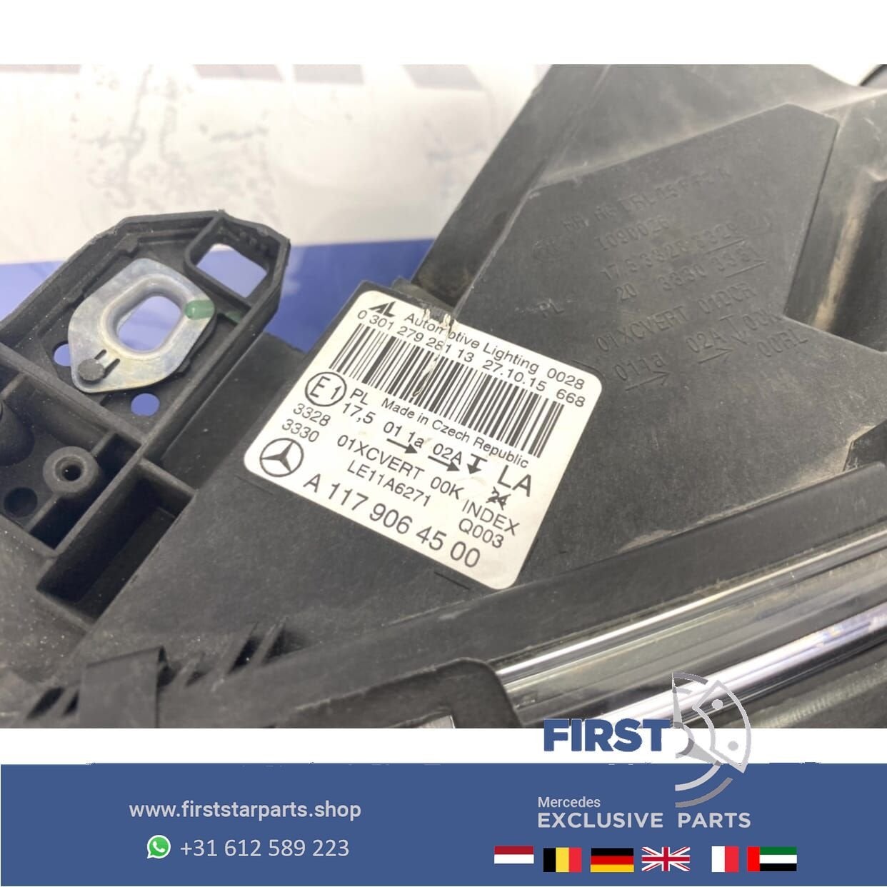 W117 C117 CLA45 AMG ILS KOPLAMP LINKS 2013-2016 origineel Me, Gebruikt, -, Ophalen of Verzenden, -