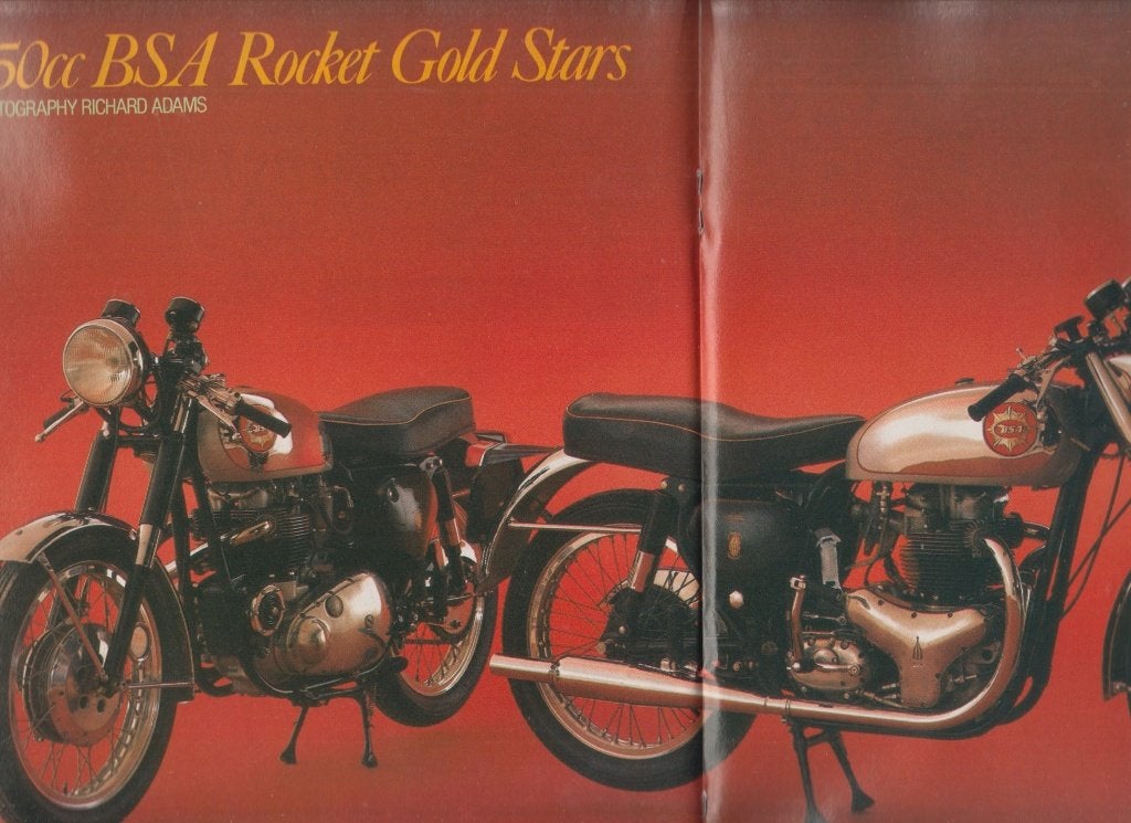 Moto BSA Rocket Gold Star collection, Verzenden, Gelezen