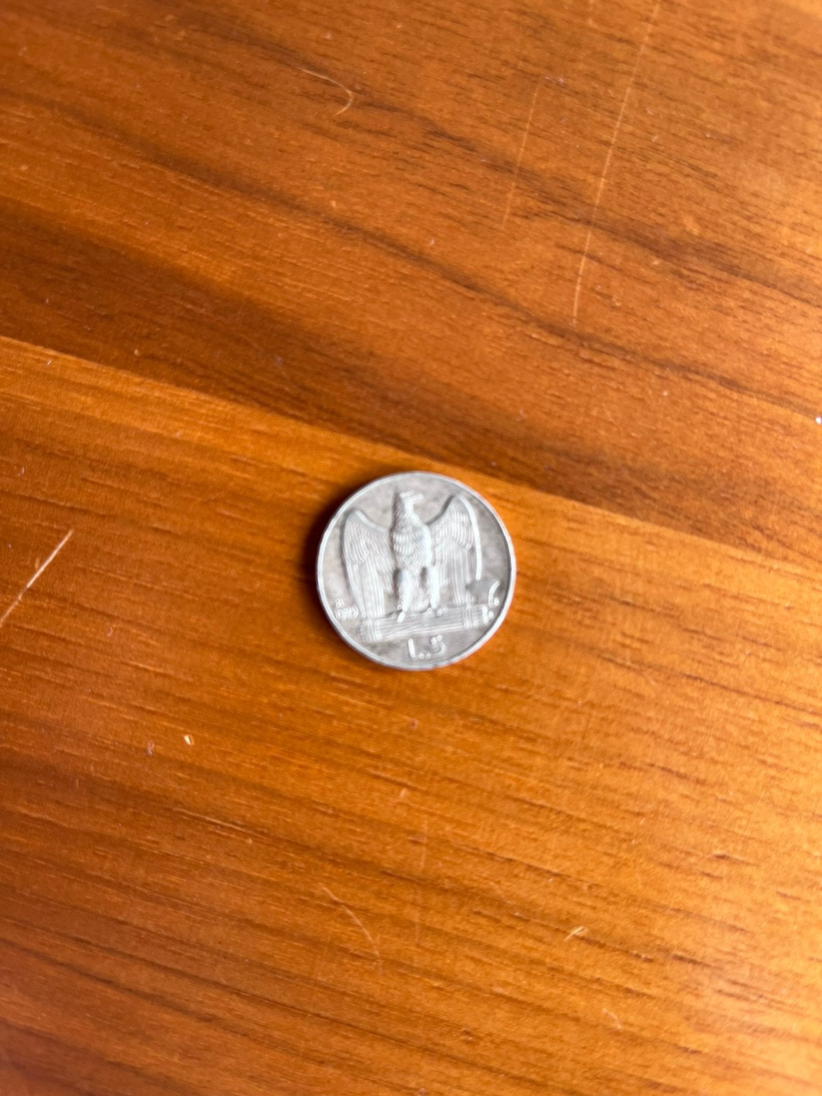 Italiaanse 5 Lire 1930, Italië, Vittorio Emanuele III, Postzegels en Munten, Ophalen, Italië, Zilver