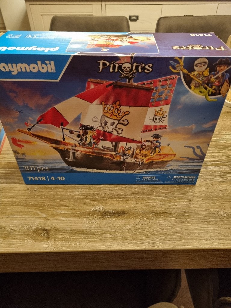 playmobil piratenboot, Pirates, Complete set, Nieuw, Ophalen of Verzenden