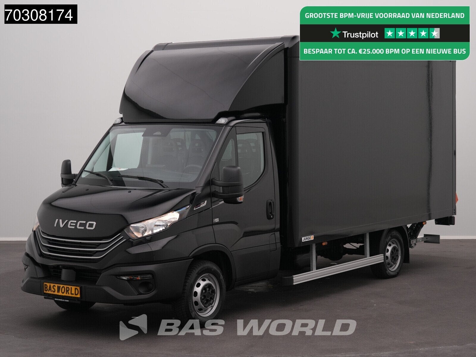 Iveco Daily 35S18 3.0L Automaat Laadklep Zijdeur Bakwagen AC, Auto's, Bestelwagens en Lichte vracht, Automaat, Stof, Euro 6, Iveco