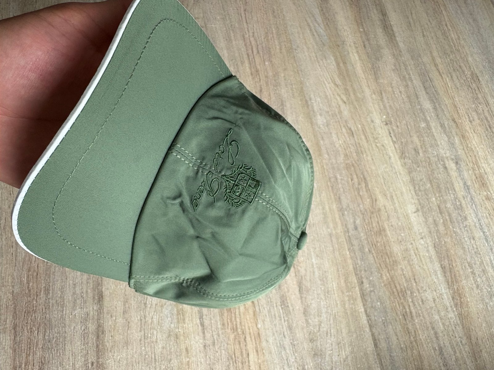 Loro Piana Storm groene pet, Ophalen of Verzenden, Zo goed als nieuw, One size fits all, Pet