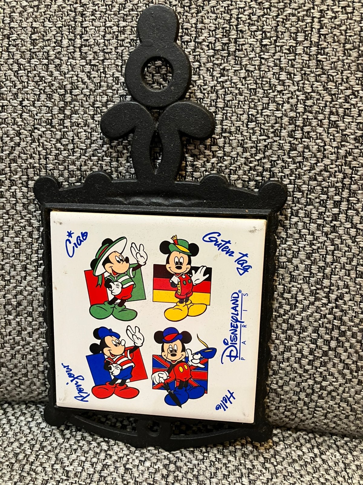 Sous-plat Mickey Mouse Disneyland Paris, Enlèvement ou Envoi, Mickey Mouse, Utilisé