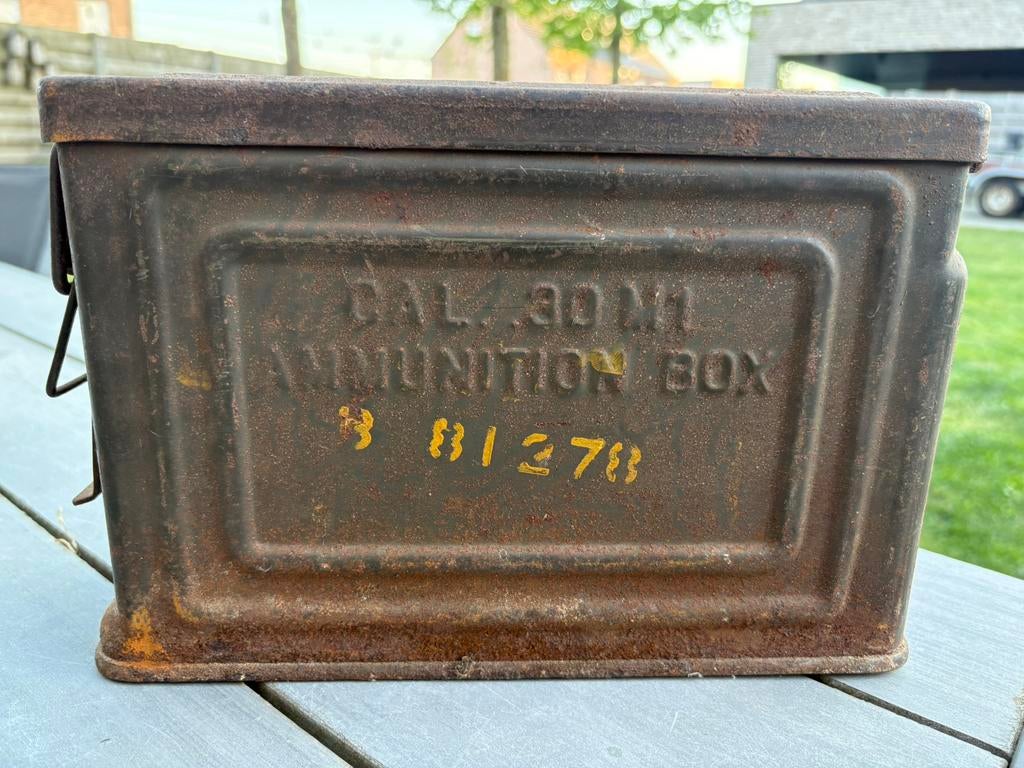 Munitiekistje Cal .30 M1 U.S. Carabine, Verzamelen, Ophalen