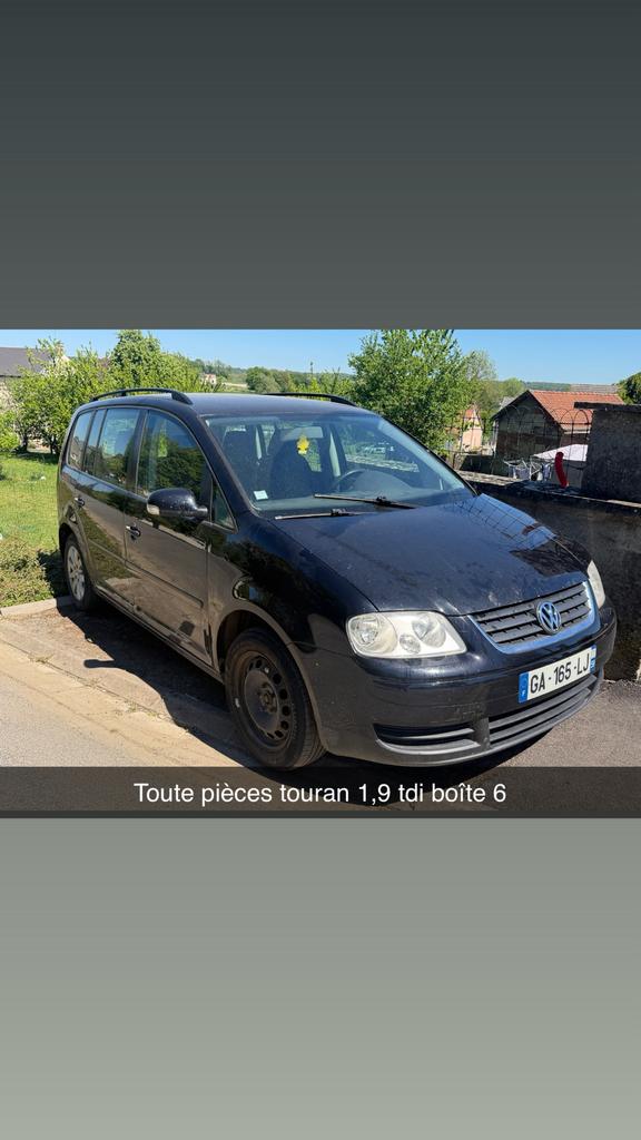 Toute piece touran 1,9 tdi boite 6, Autos : Pièces & Accessoires, Enlèvement, Utilisé, Volkswagen