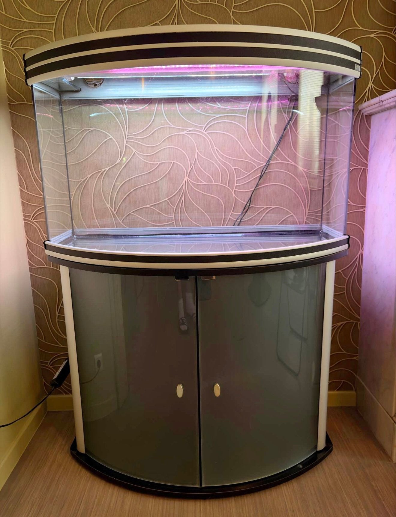 230l aquarium, Dieren en Toebehoren, Ophalen, Zo goed als nieuw, Leeg aquarium, Verwarming