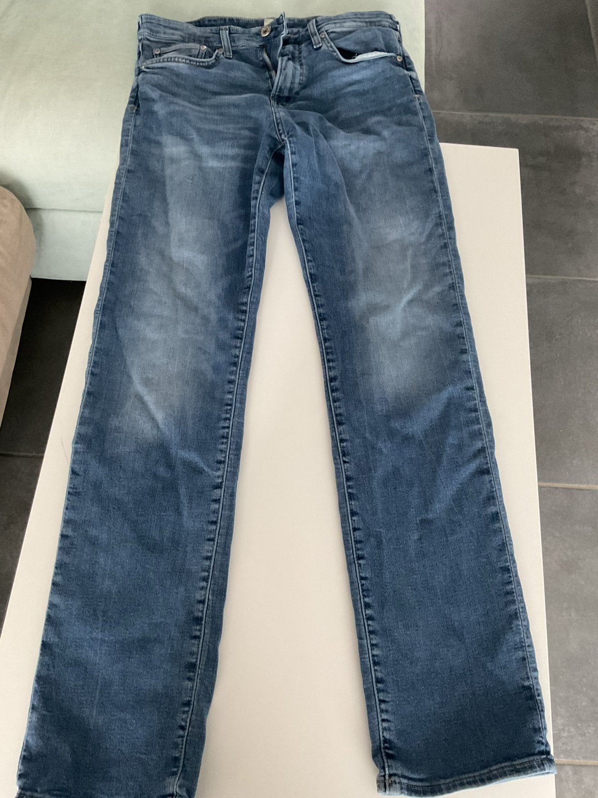 Jeans Flex Jog denim straight (W30 L32), Kleding | Heren, Spijkerbroeken en Jeans, Ophalen of Verzenden, Gedragen, Blauw, Overige jeansmaten