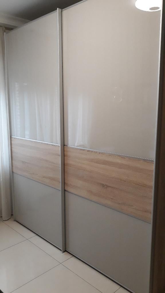 Armoire porte coulissante, Neuf, 200 cm ou plus, Autres matériaux, Moderne