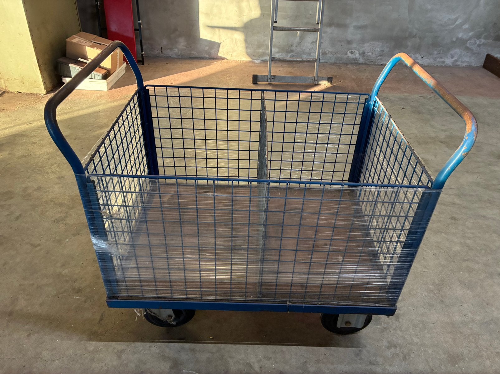 Magazijnwagen, Doe-het-zelf en Bouw, Transportwagens, Ophalen, Zo goed als nieuw, Transportkar