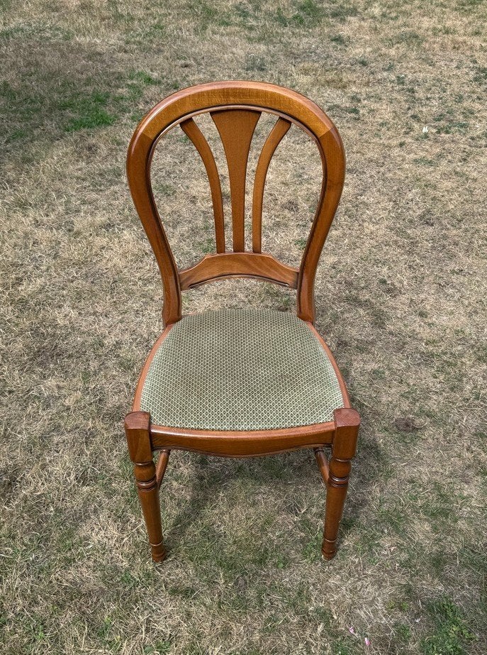 Stoel, Ophalen, Gebruikt, Bruin, Kerselaar Hout
