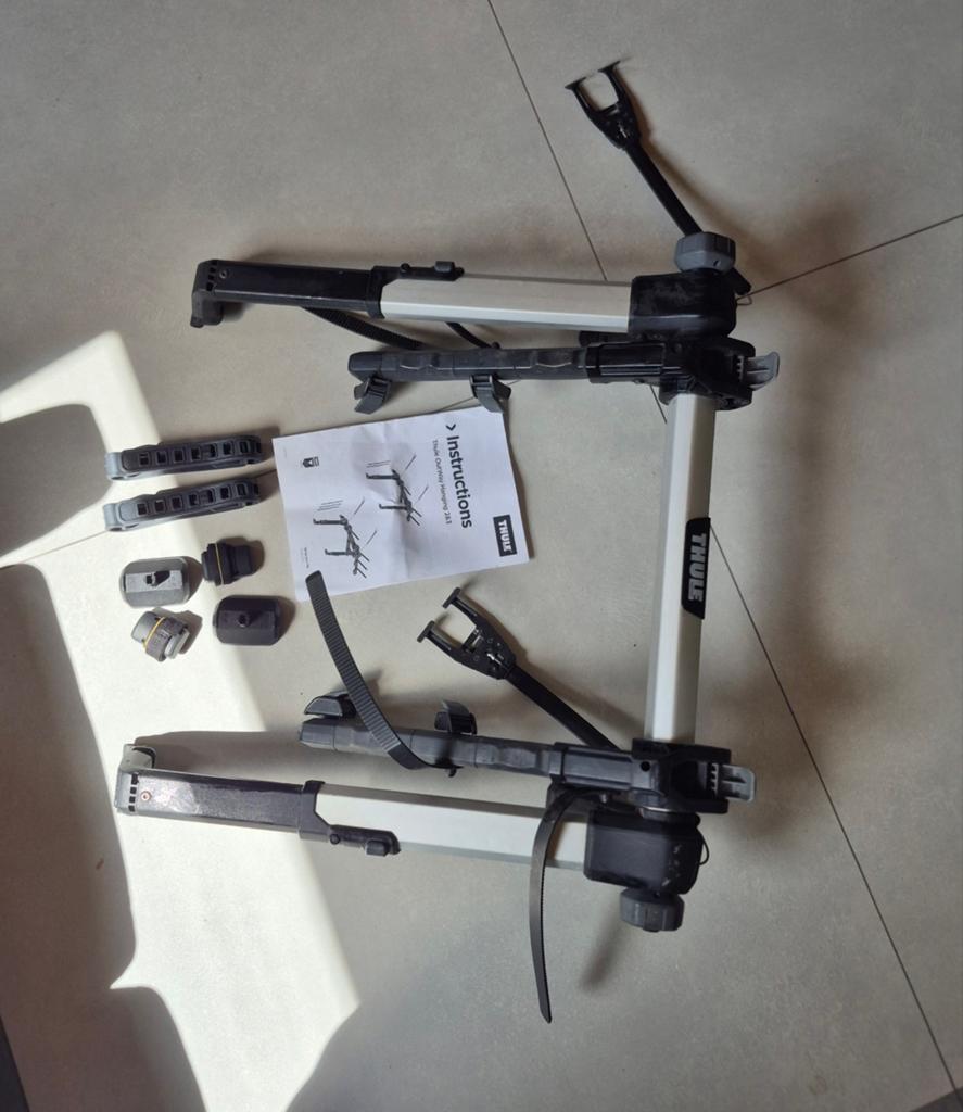 Fietsdrager zonder trekhaak. Merk Thule, OutWay 3bike., Auto diversen, Fietsendragers, Ophalen
