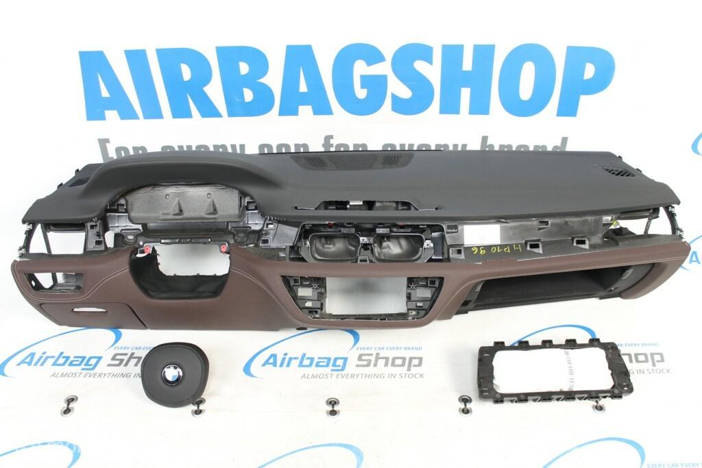 Airbag kit Tableau de bord brun HUD speaker BMW 7 G12, Enlèvement ou Envoi, Utilisé