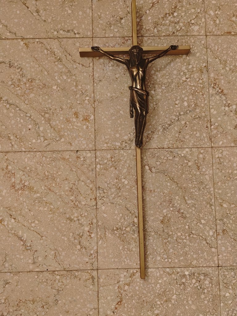 groot kruisbeeld, Antiek en Kunst, Antiek | Religieuze voorwerpen, Ophalen