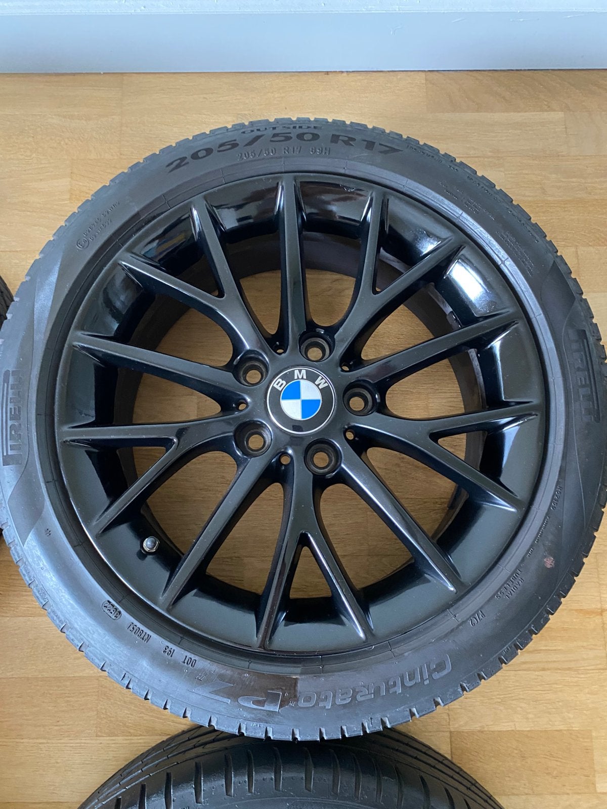 Jantes Noires BMW 17’, Ophalen, Gebruikt, Banden en Velgen, 17 inch