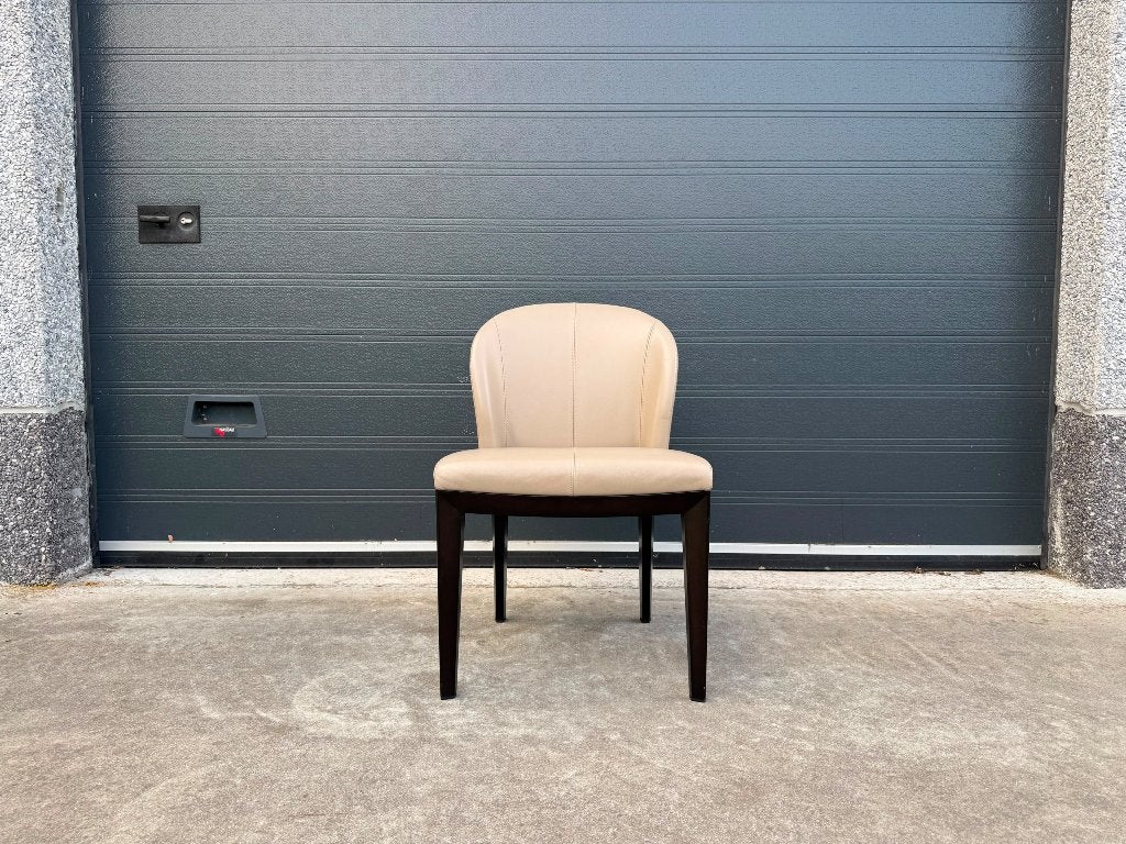 Giorgetti 04 “Normal” Dining Chairs, Hout, Ophalen of Verzenden, Zo goed als nieuw, Minotti cassina edra knoll flexform baxter Lema porro poltrona