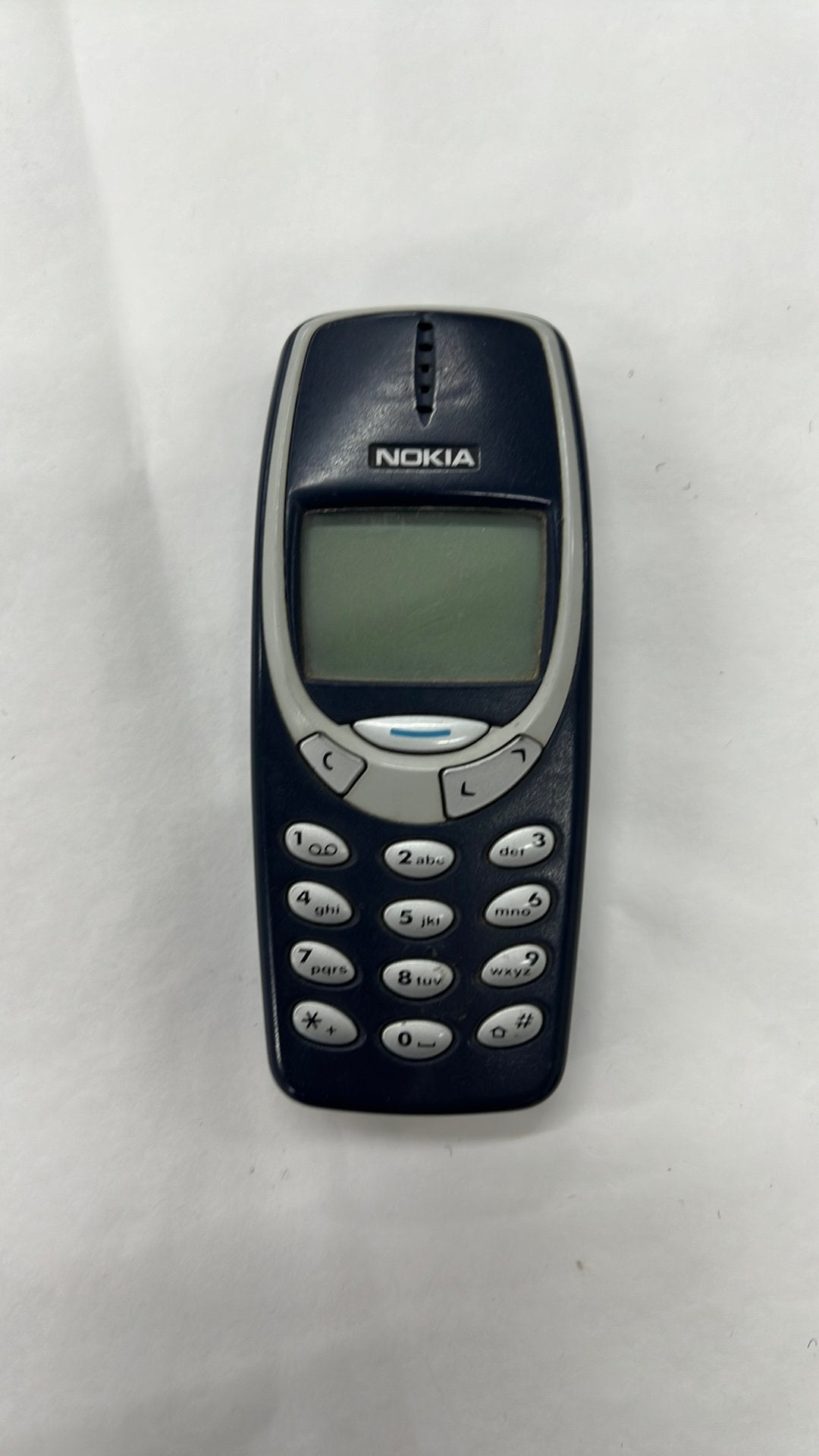 Nokia 3310 met lader. Werkt !, Ophalen, Gebruikt, Blauw, Geen camera