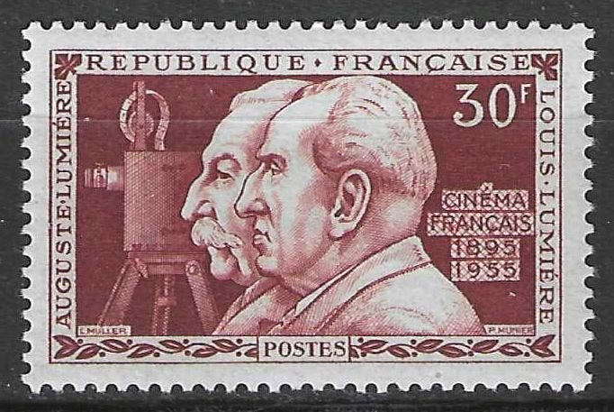 Frankrijk 1955 - Yvert 1033 - Gebroeders Lumiere (PF), Verzenden, Postfris