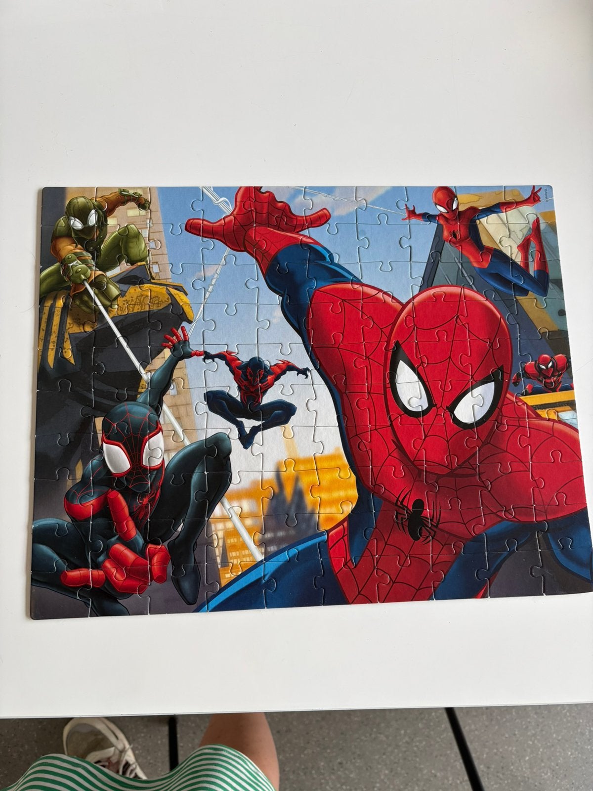 Puzzel 100 stukjes spiderman, Ophalen, Personages en Fantasiefiguren